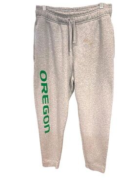 UO Oregon Ash McKenzie Jogger Sweatpants SZ M Unisex Heather Grey